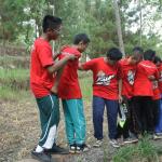 Game yang dilakukan peserta unyuk saling mengenal satu sama lain
