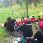 Pembekalan materi oleh panitia kepada peserta